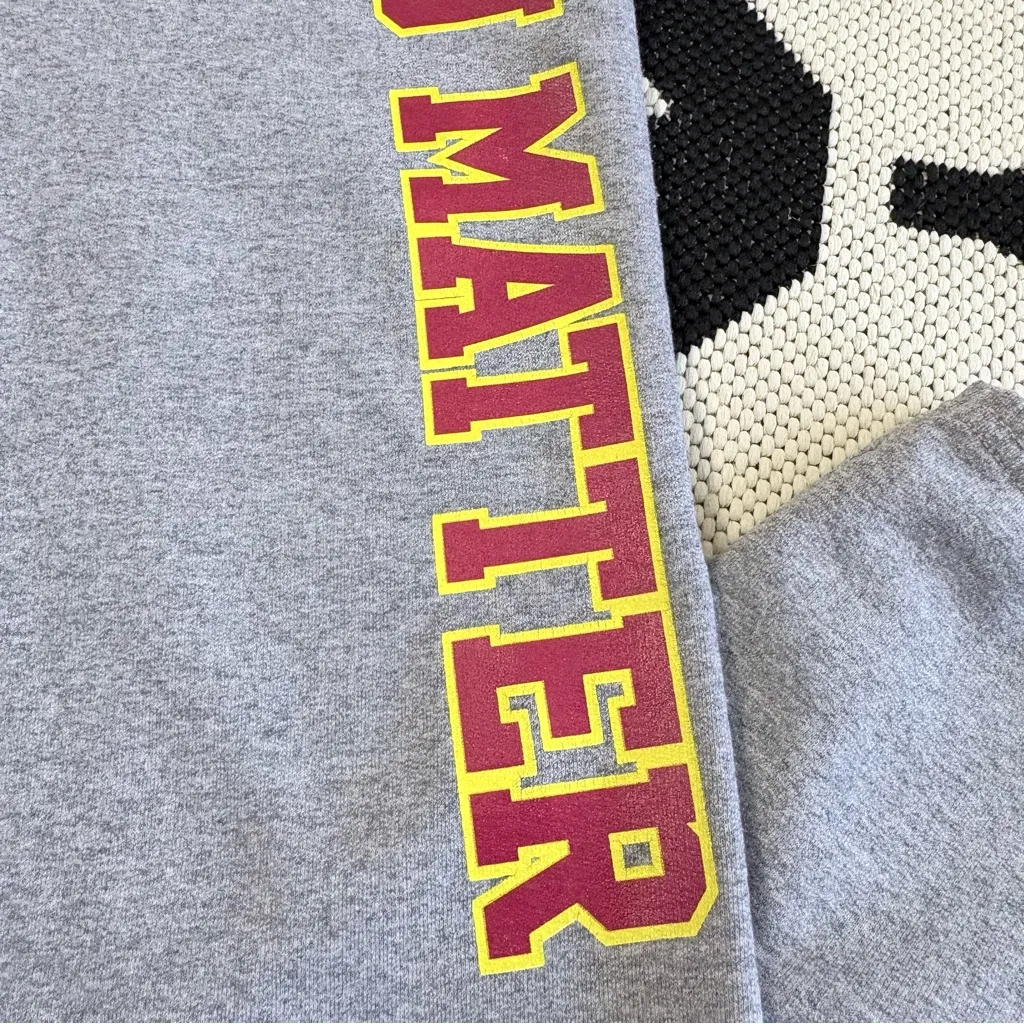You Matter x Demetrius Harmon University Sweatpants in Gray Small - Image 9