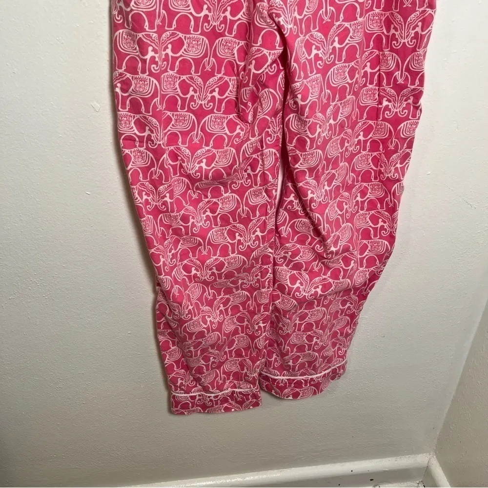 Crown & Ivy Pajama Pants PInk White Elephants - Image 9