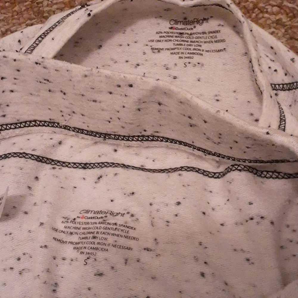 Cuddl Duds ClimateRight by  Loungewear SIZE S - Image 3