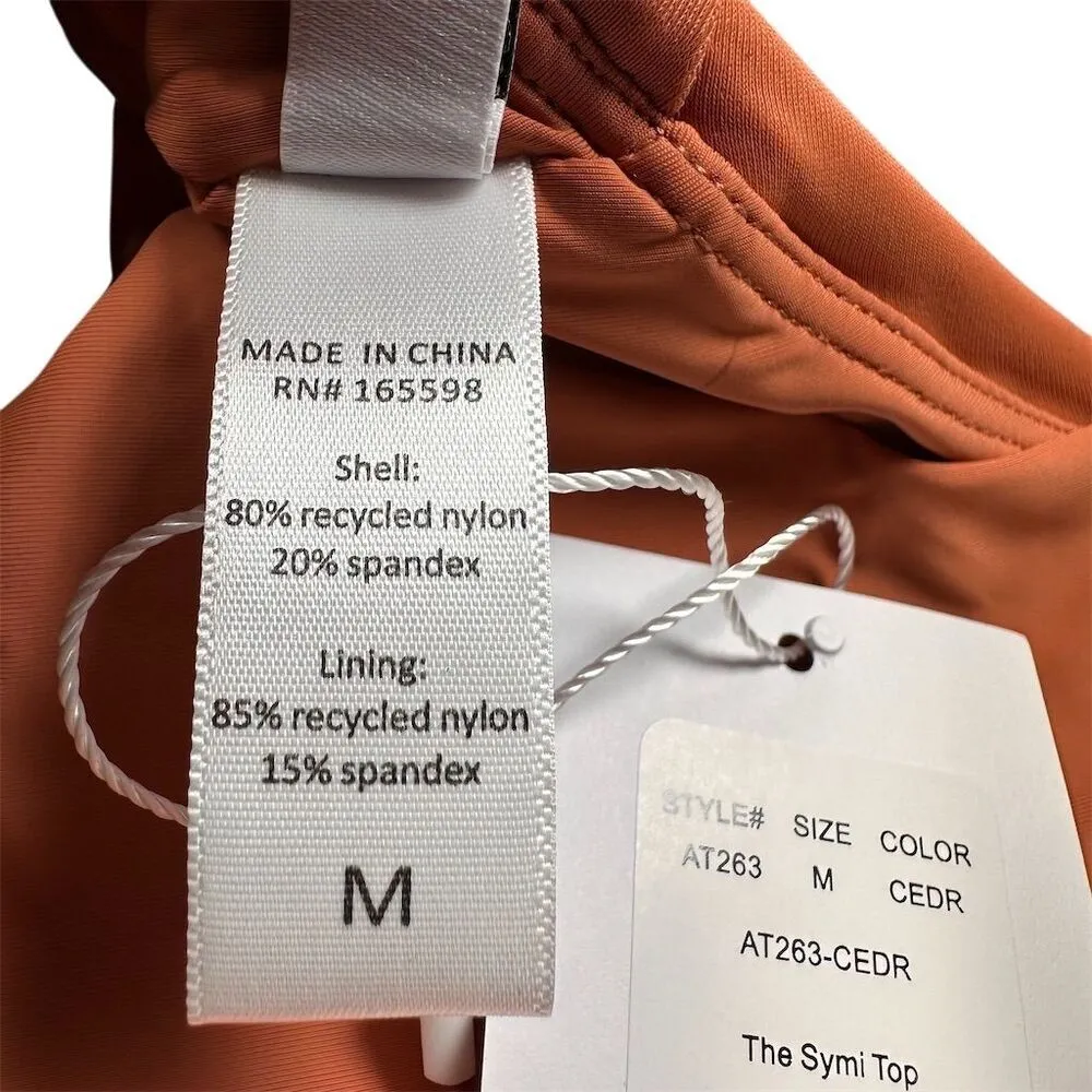 NWT Andie Symi Bikini Top Women's M Cedar Swimwear Swim Vacation Beach - Image 6