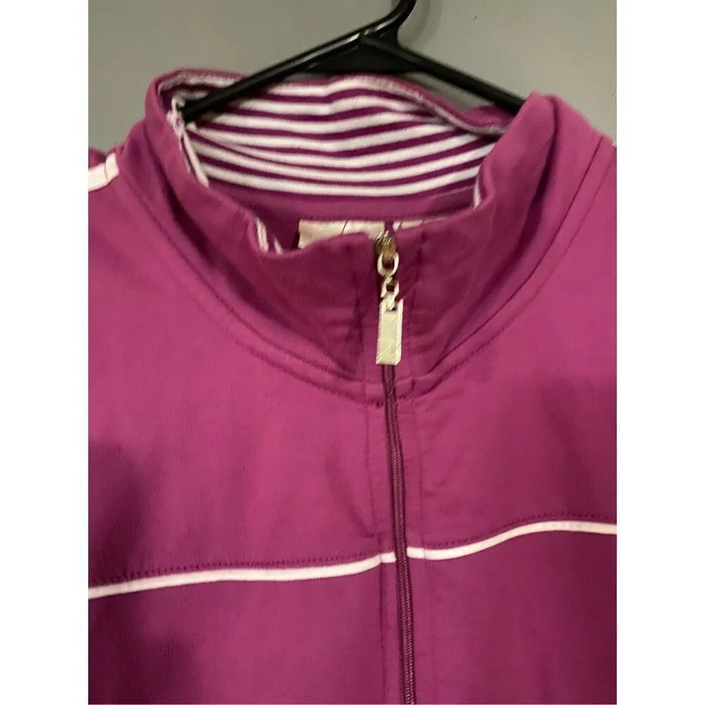 Erika Woman Full Zip Lightweight Jacket Size 1X - Image 4