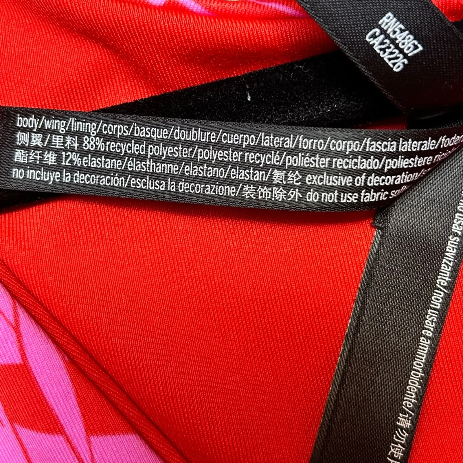 Victoria's Secret Pink Active Tropical Size Large Sports Bra Swim Gym Train Yoga - Image 7