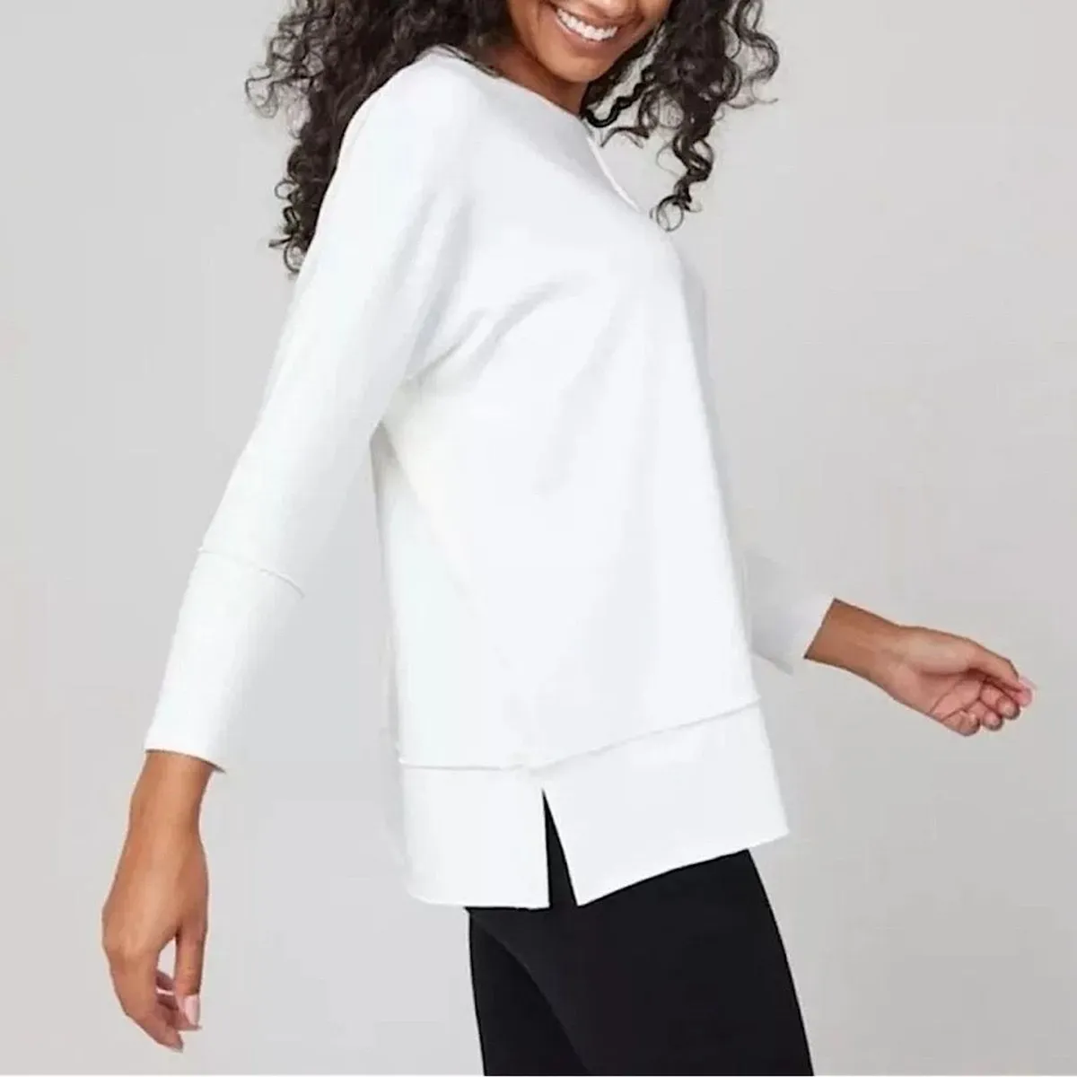 SPANX Spanx Perfect Length Dolman 3/4 Sleeve Sweatshirt Size 1X - Image 2