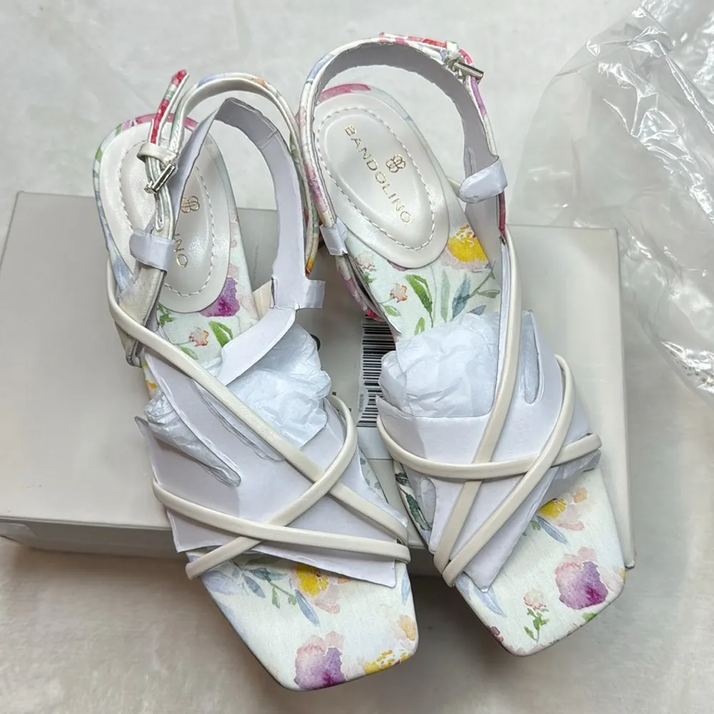 Bandolino Keltie Dress Floral Sandals Heels - Size 6.5 M- Brand new in box - Image 8