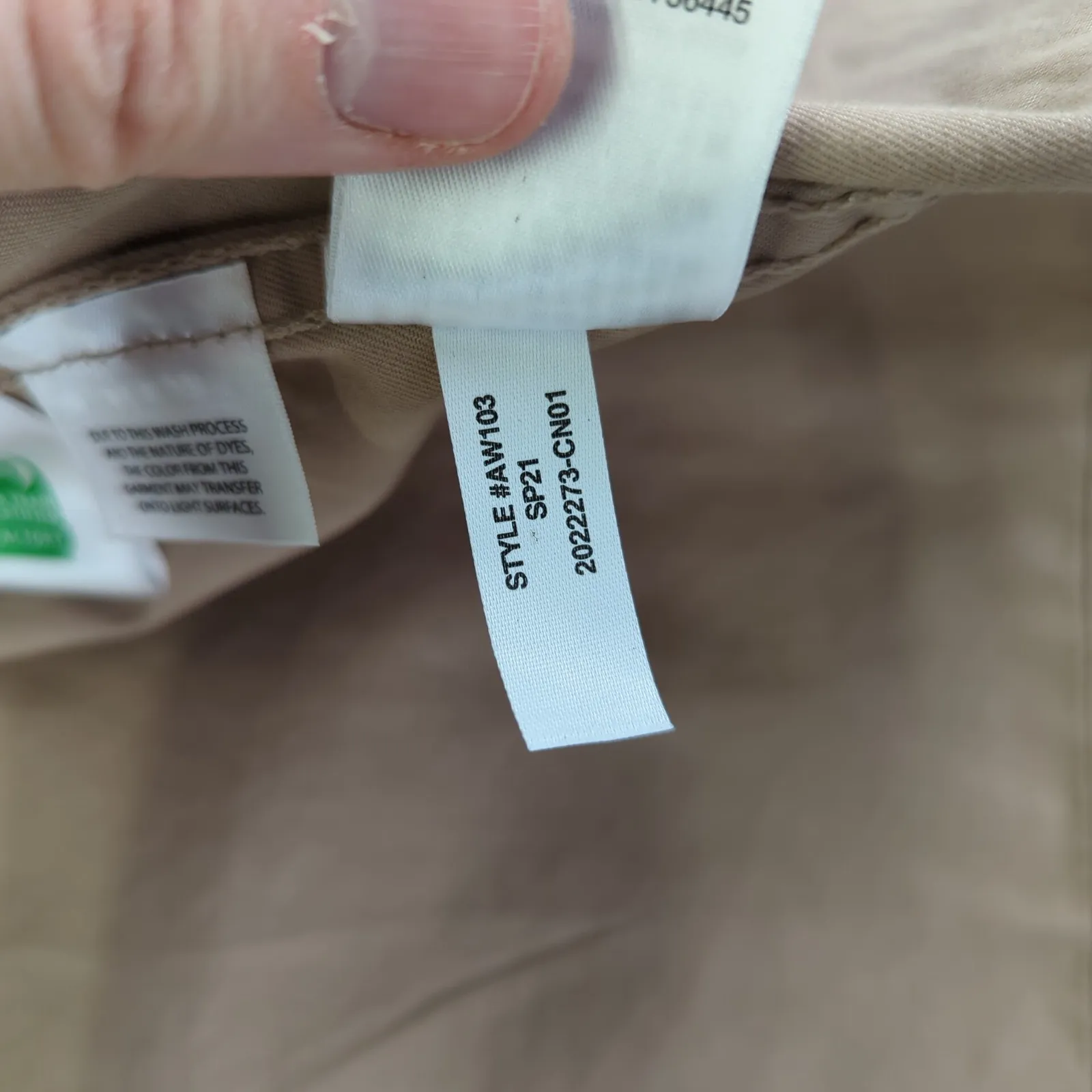 J.Crew Ruffled Chino Chore Jacket AW103‎ Button Front Utility Women's Size Small Tan - Image 9