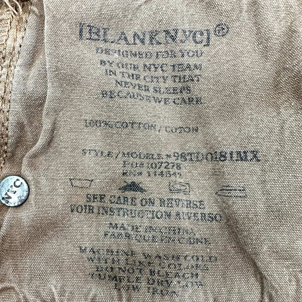 BLANKNYC | Size 28 | Leopard Print Faded Denim Mini Skirt - Image 9