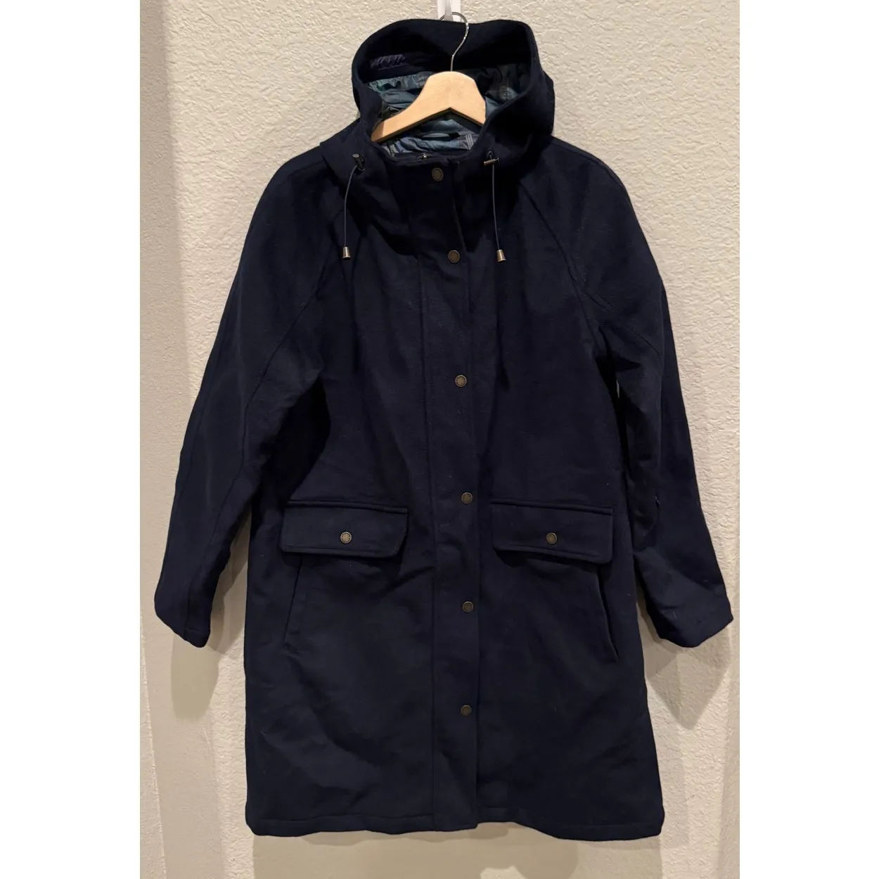 PENDLETON Hayden Water Repellent Wool Blend Hooded Coat Size Medium - Image 14