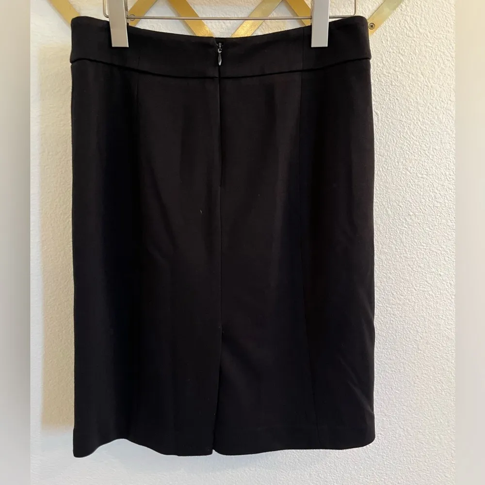 Calvin Klein Knit Stretch Black Pencil Skirt 6 - Image 4