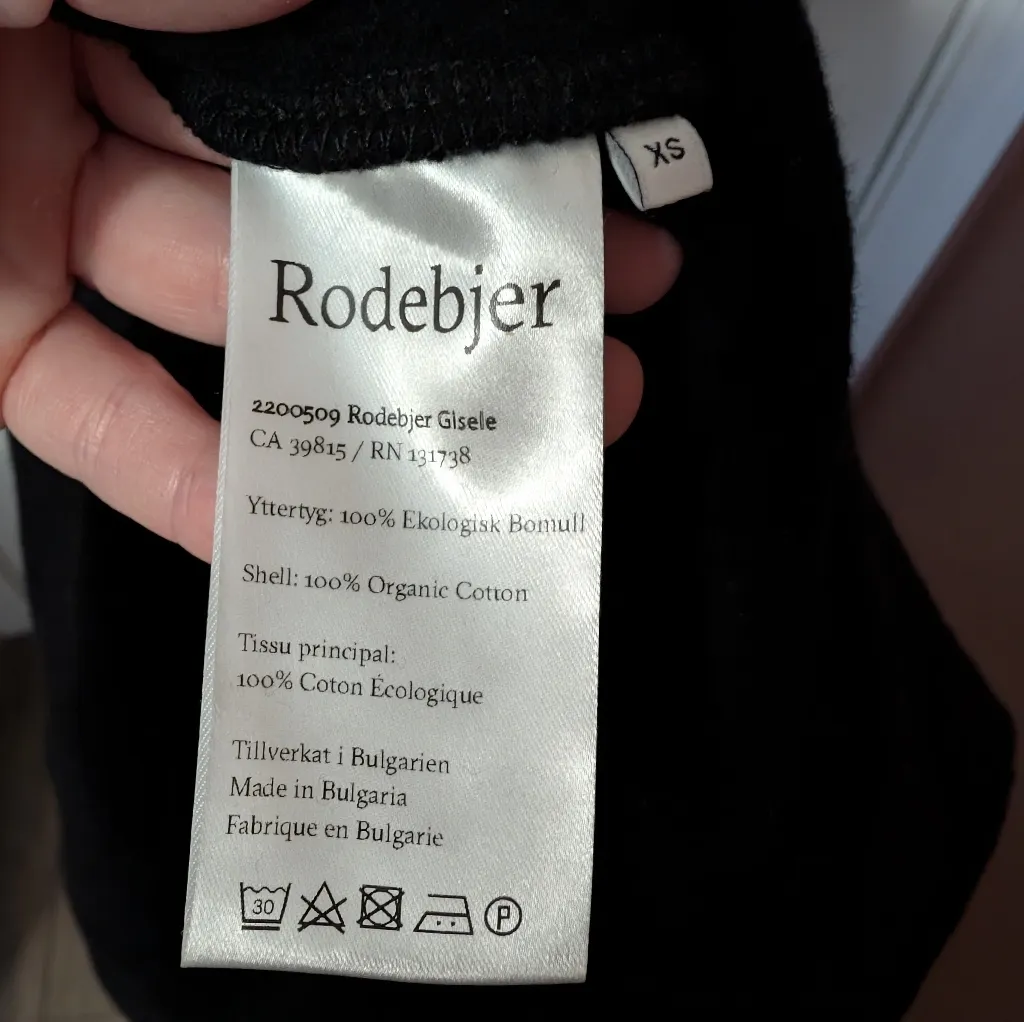 Rodejar V Neck Fleece Lined Midi Dress X Small Black Size XS - Image 4