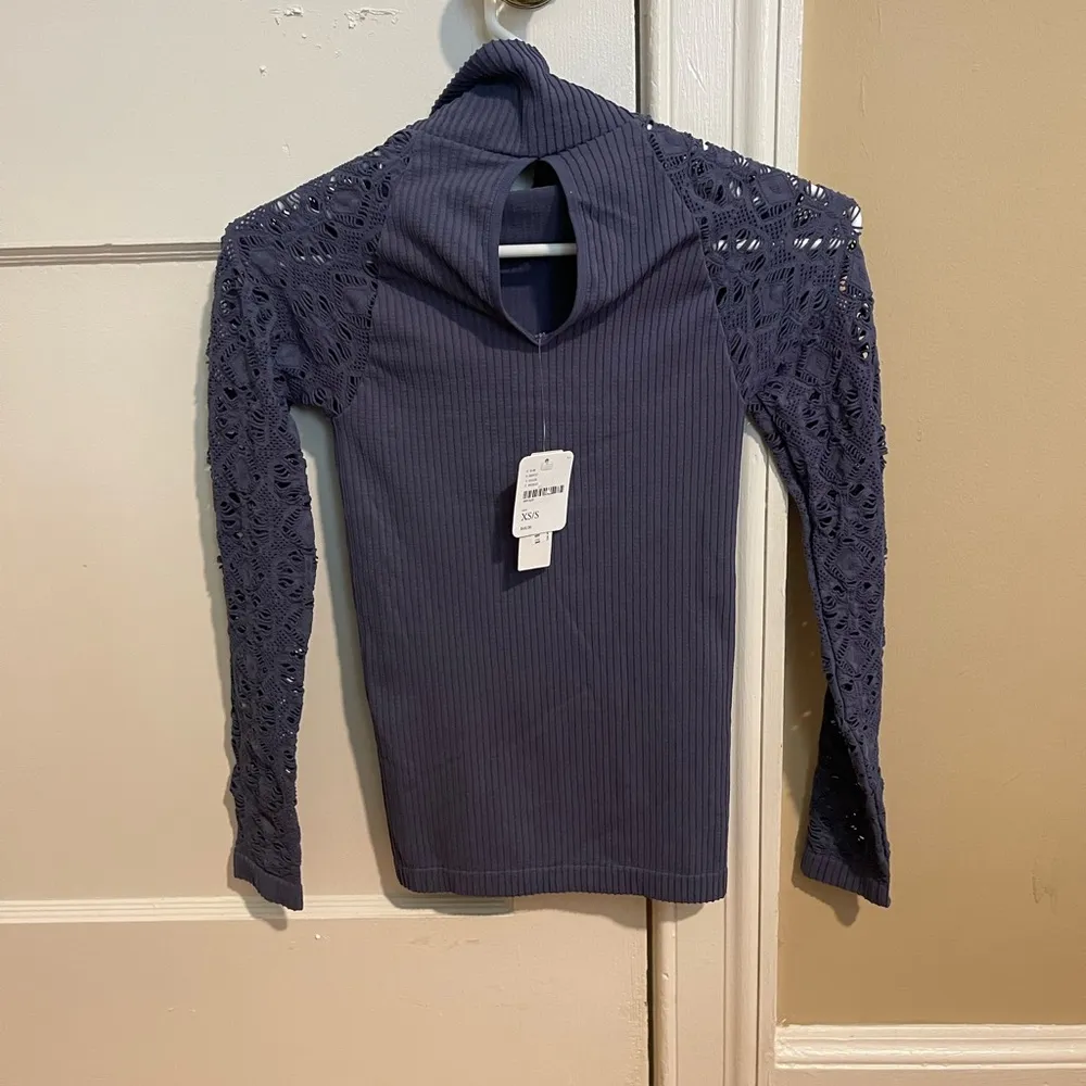 Free People Lace Long Sleeve Turtleneck - Image 2