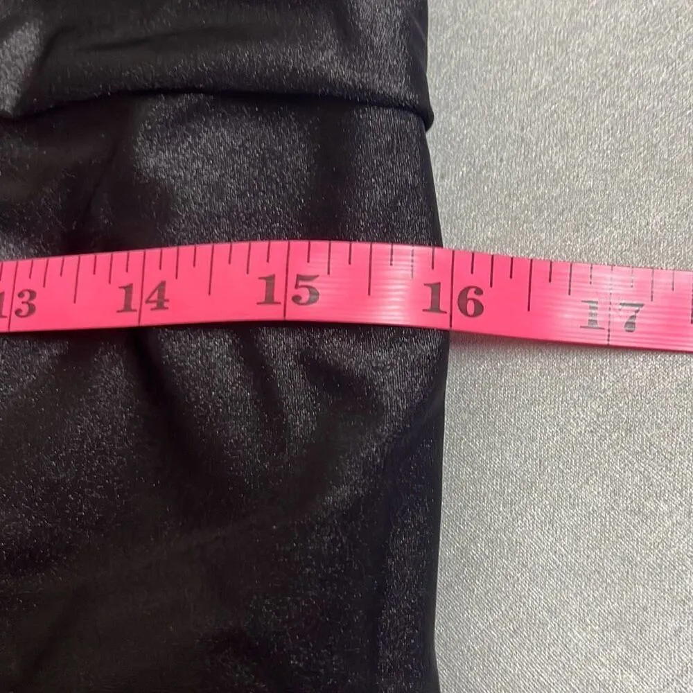 Good American 5 US 2X Better Band Swim Bikini Top Black High Shine Bandeau NWT - Image 7