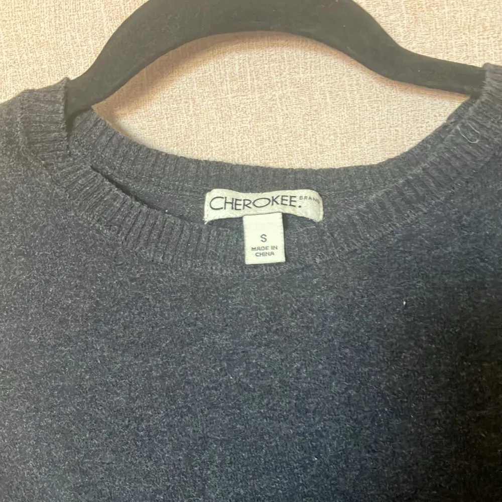 Cherokee Dark grey Sleeveless Knit Top small - Image 2