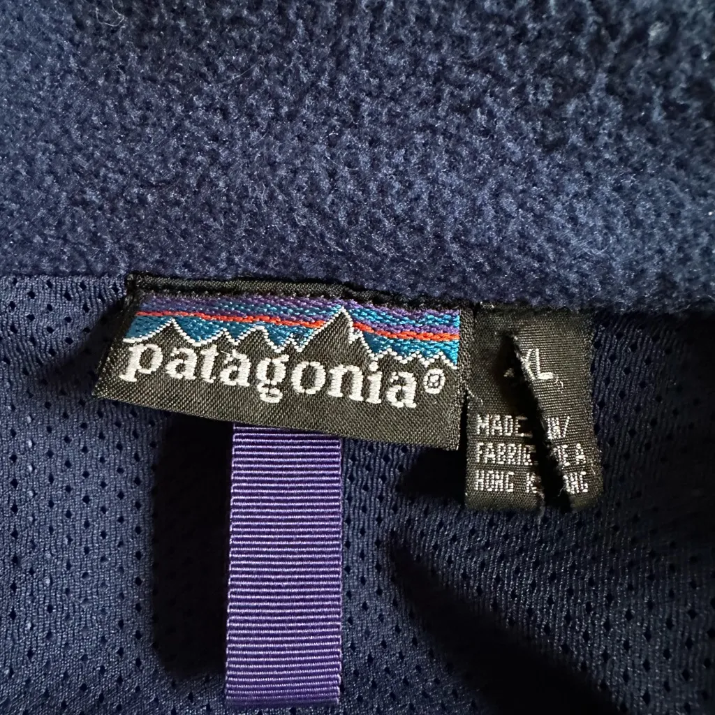 Vintage Patagonia Windbreaker Jacket Colorblock Lined Nylon Womens 90s Full Zip - Image 4