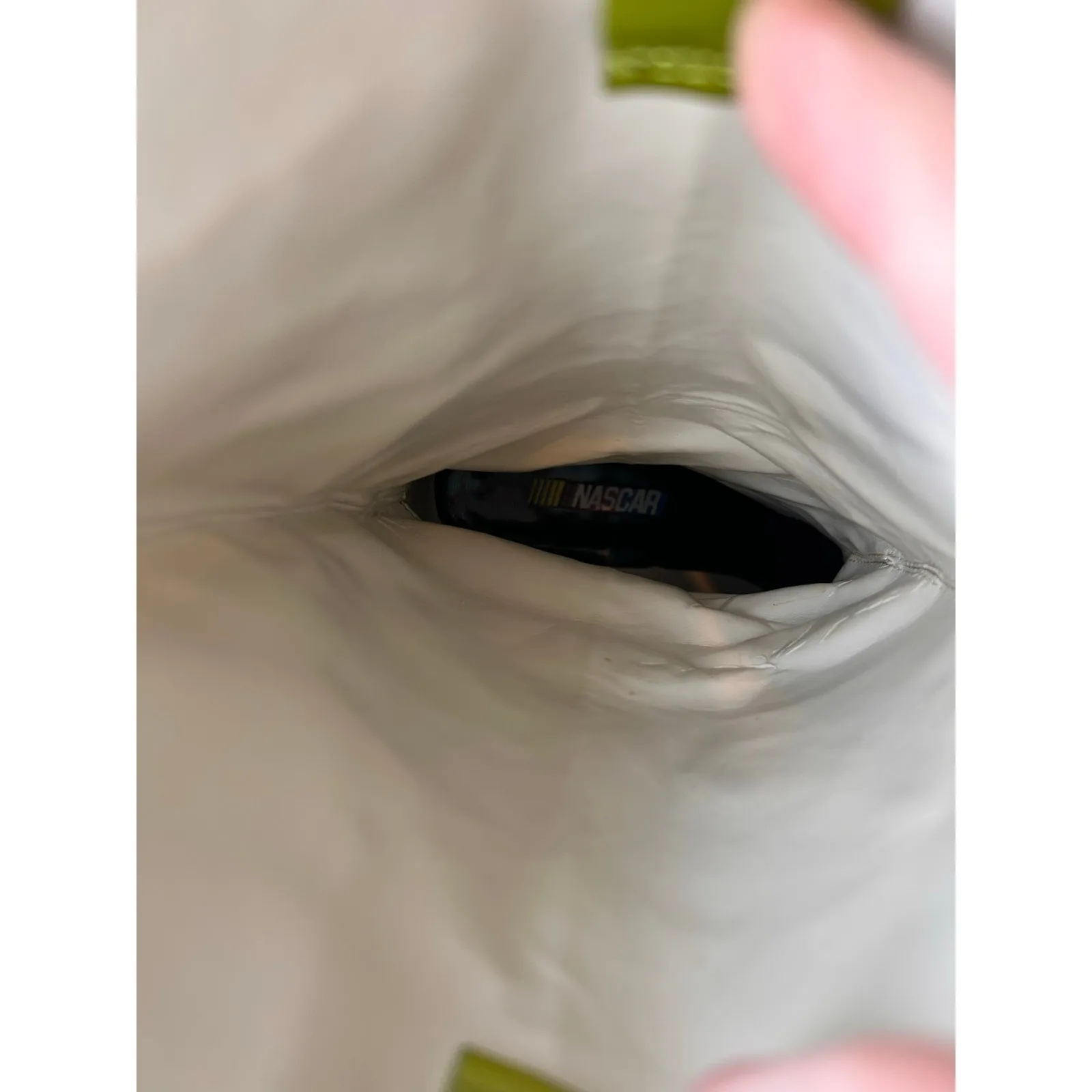 NASCAR Judy Cowboy Boots Green Leather Checkered Flag Racing Western Women's 7.5 - Image 13