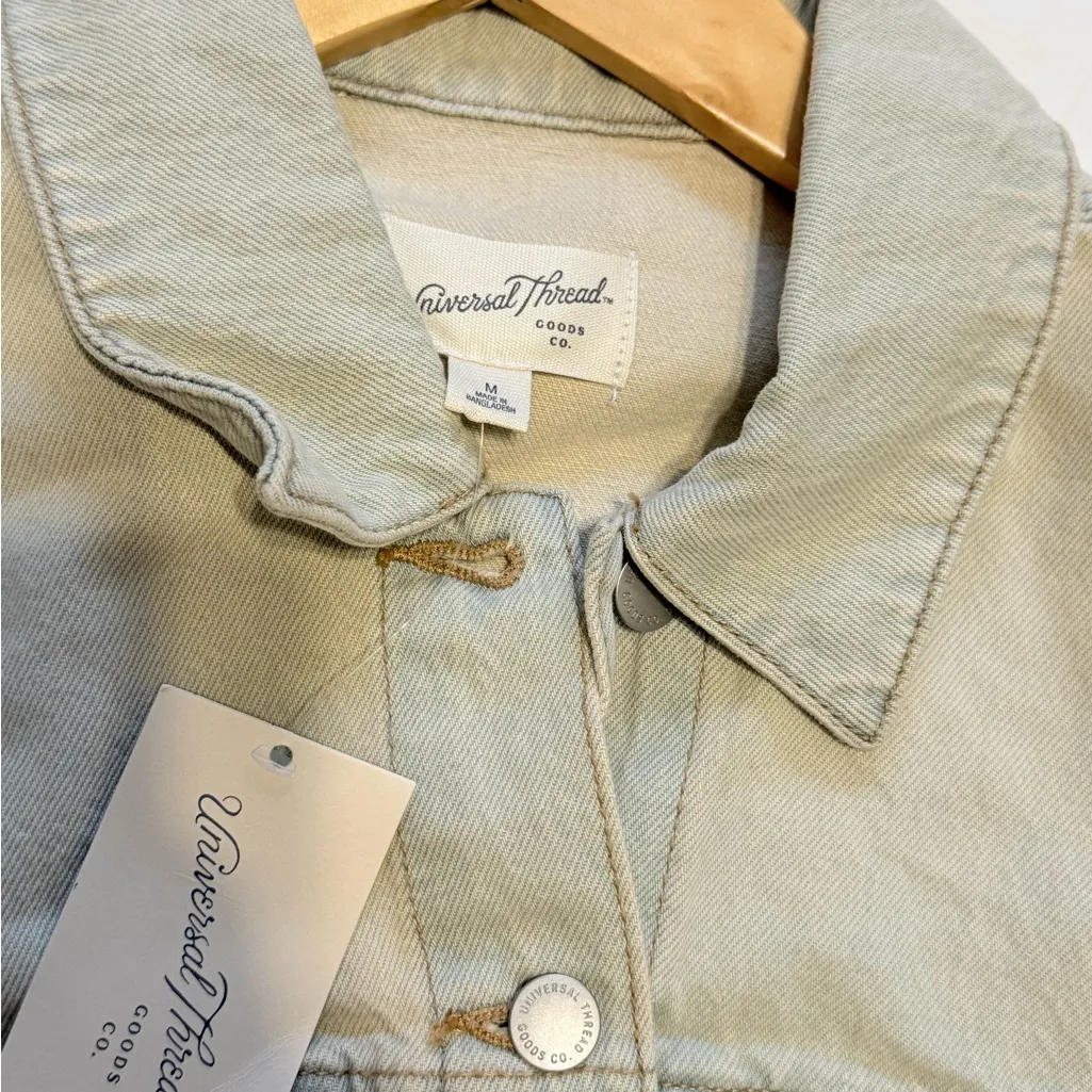 Women's Denim Cinched Jacket Universal Thread Size M - Image 7