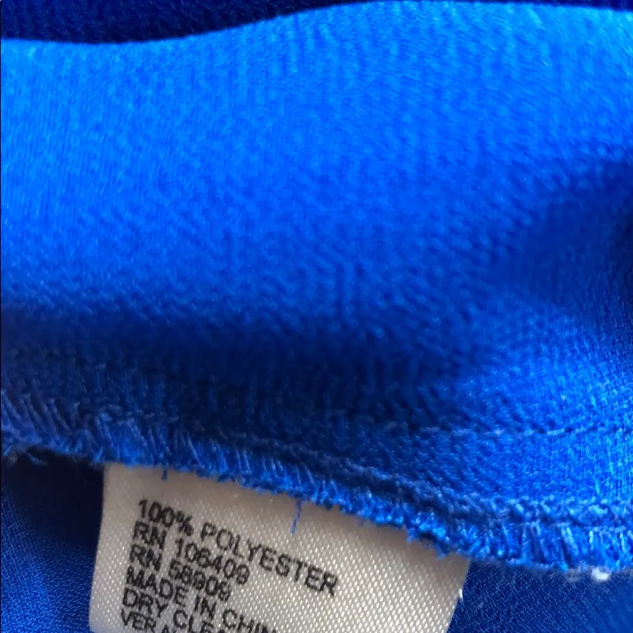 Gianni Bini royal blue unique blouse - Image 11