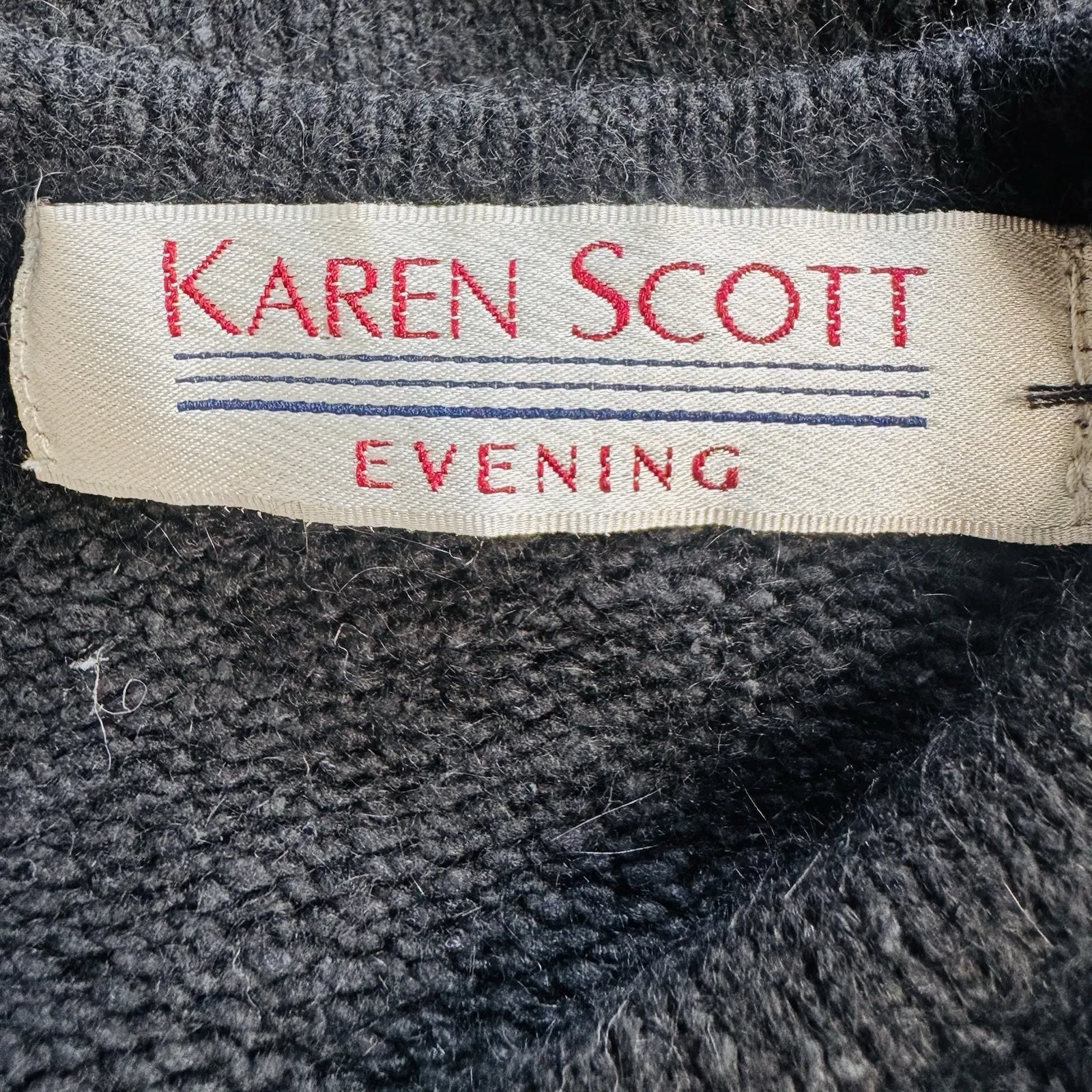 Karen Scott‎ Evening Beaded Christmas Ornament Holiday Sweater Sz Small Vintage - Image 14