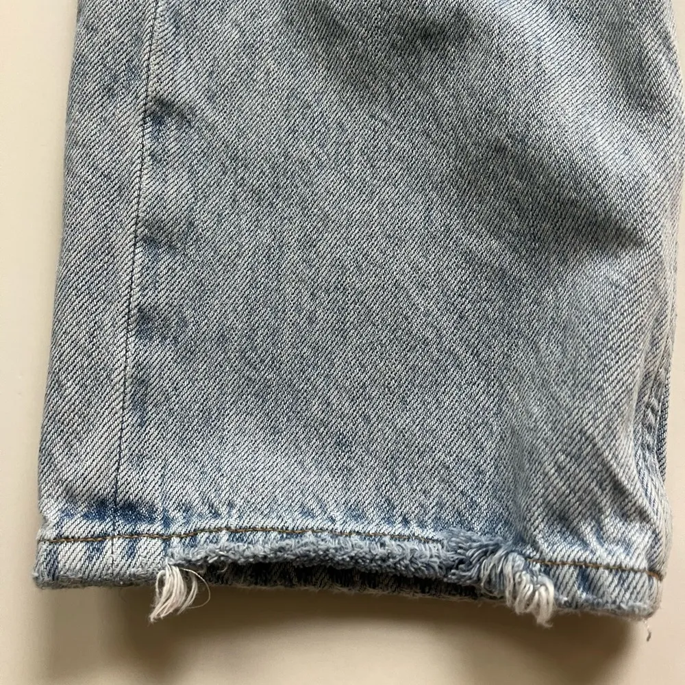 Agolde Riley Straight Leg Distressed Jeans - Image 13