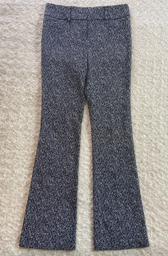 New York & Co 7th Avenue Suiting Collection Black and White Flared Pants Size 4 - Image 1