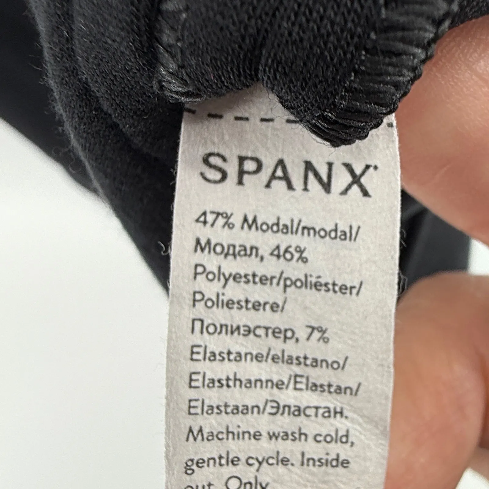 SPANX Air Essentials Sleeveless Belted Midi Dress Black XL Career Casual - Image 3