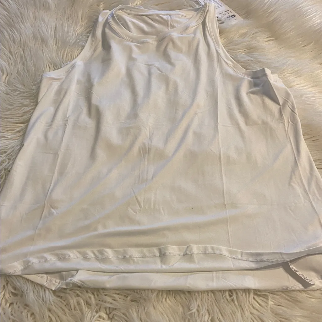 CRZ YOGA White Tank Top size XL brand new length 26”bust 40” - Image 5