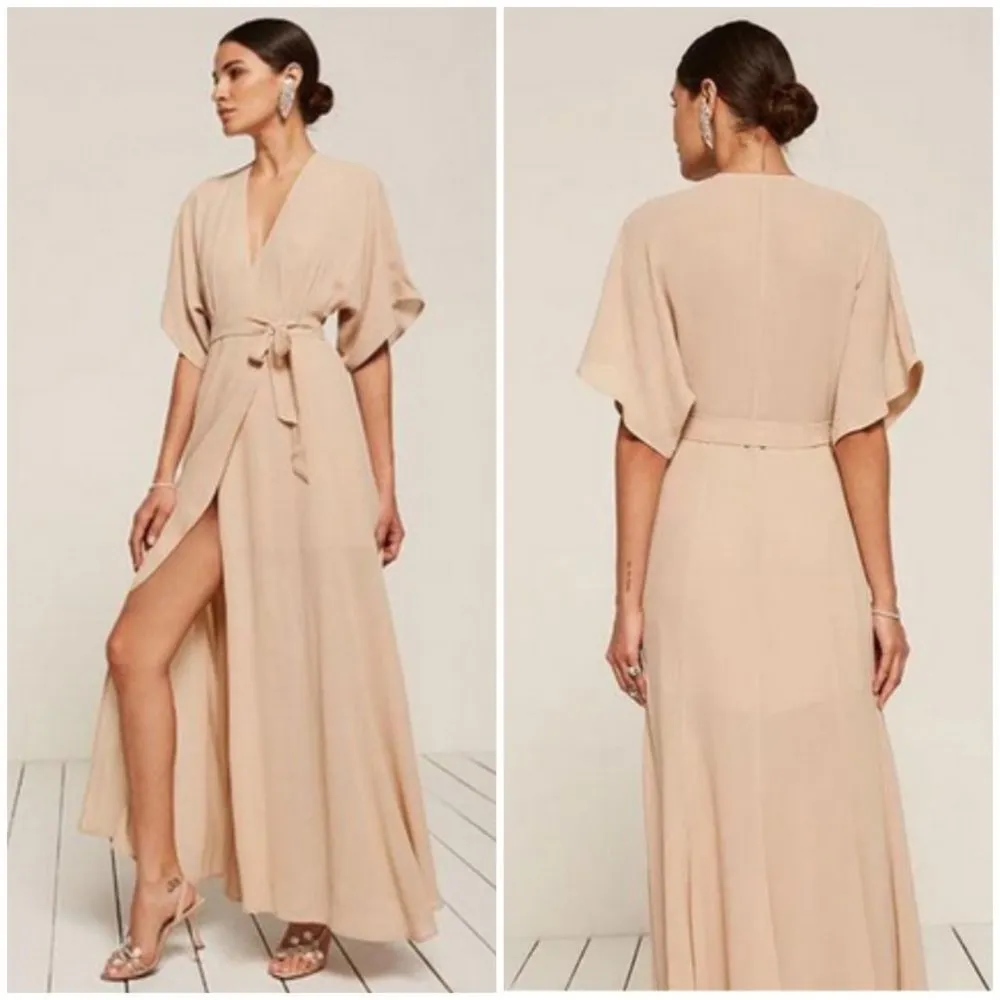 💕REFORMATION💕 Winslow Dress ~ Champagne XS NWOT - Image 6