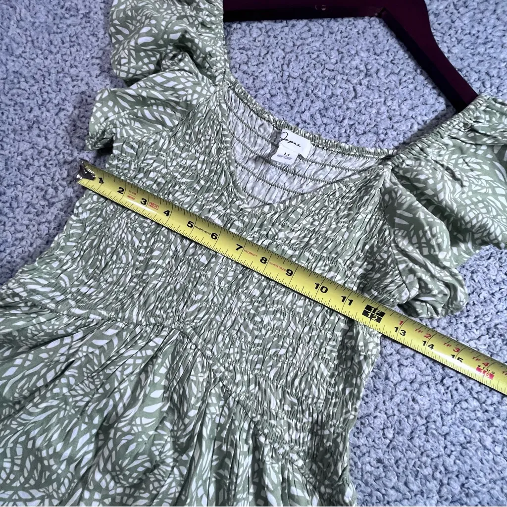 Japna Sage Leaf Print Blouse - Image 7