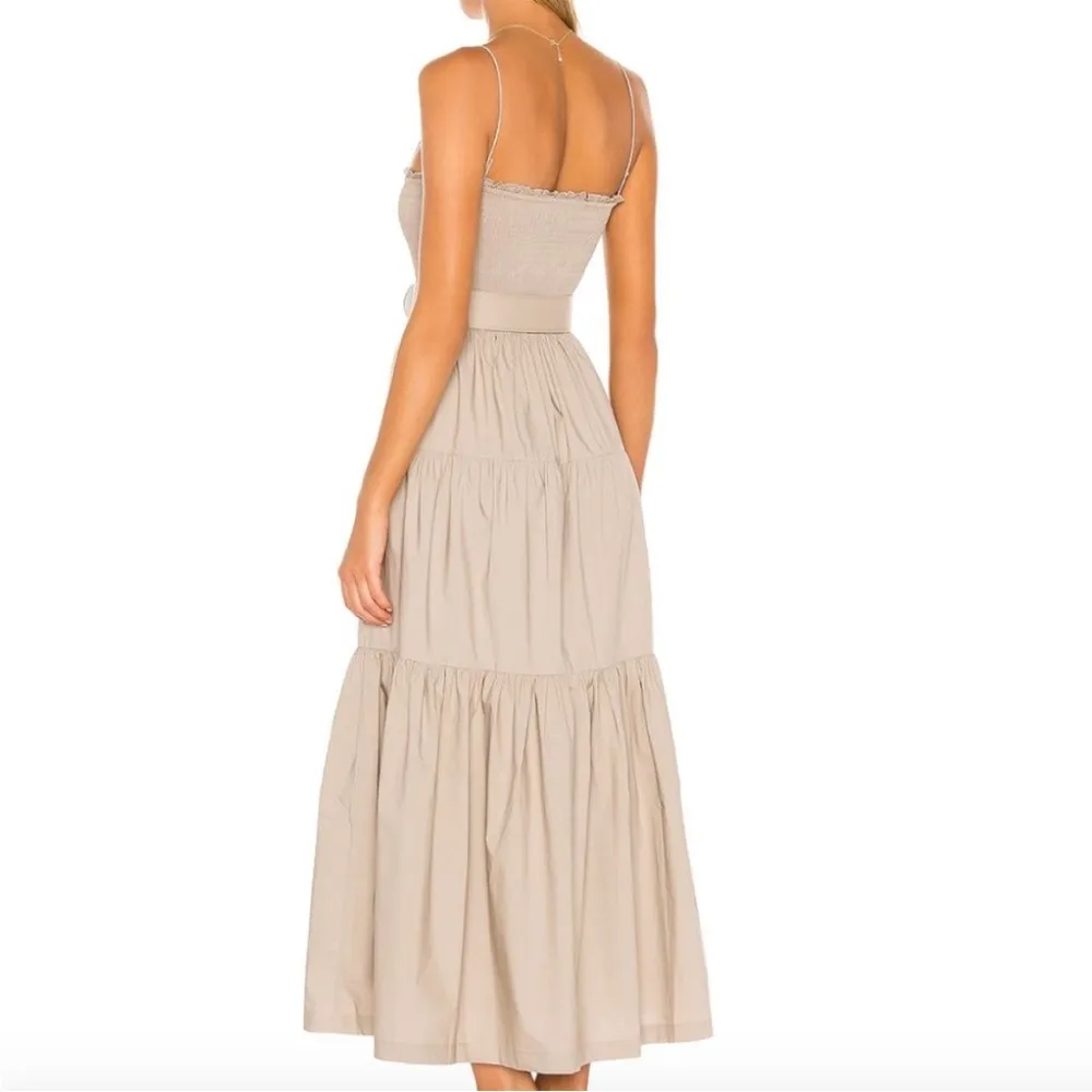 L’Academia The Nour Midi Smocked tiered dress - Image 3