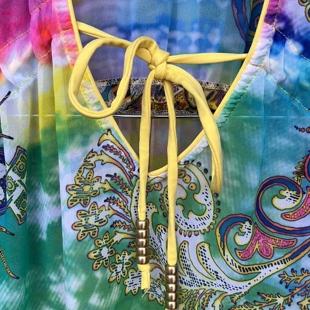 Becca bright colored swimsuit coverup - Image 3