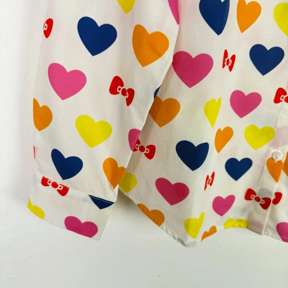 NWT ModCloth x Hello Kitty Supercute Love Button-Up Top Size Medium M NEW - Image 6
