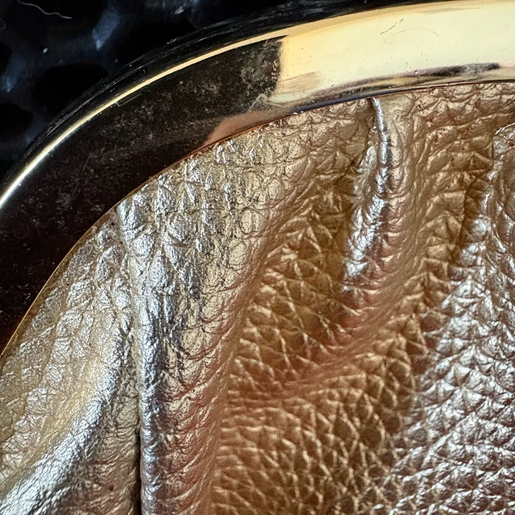 Victoria's Secret Metallic Gold Wristlet - Image 3