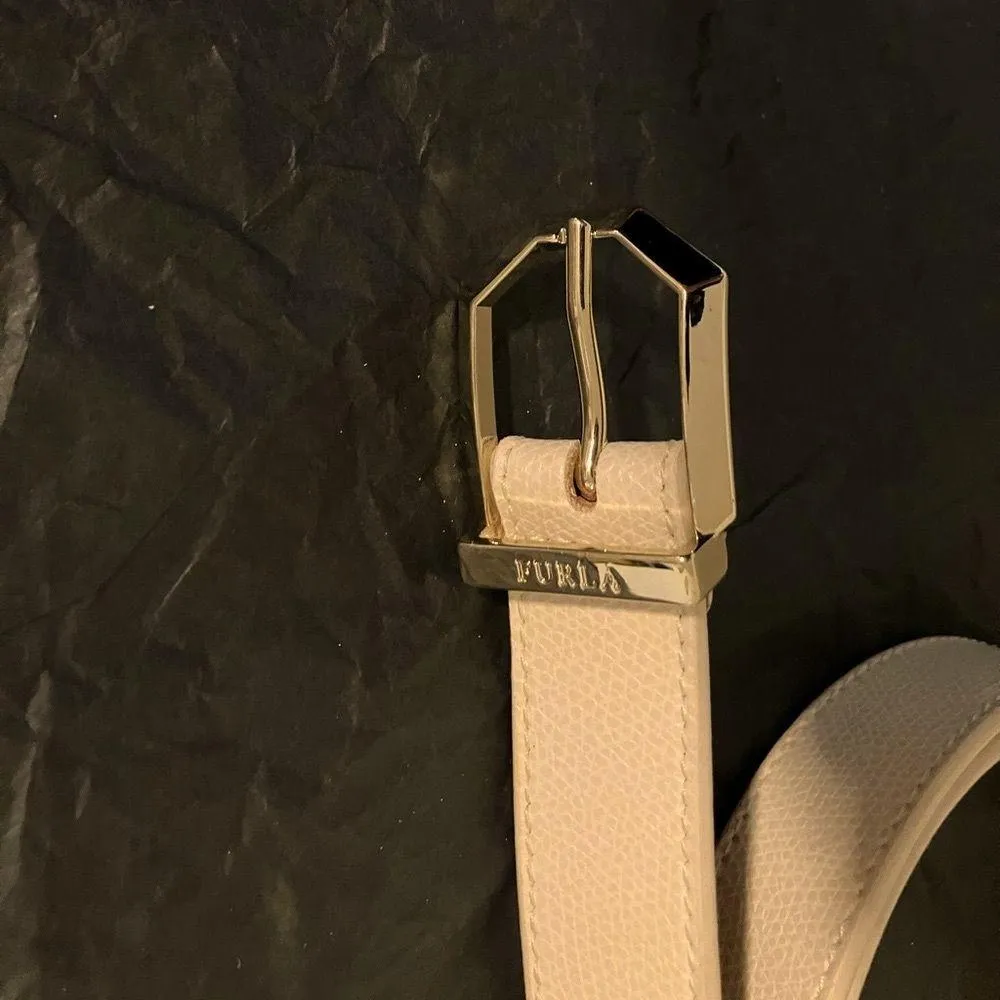New Furla Leather Belt sz M Italy - Image 2