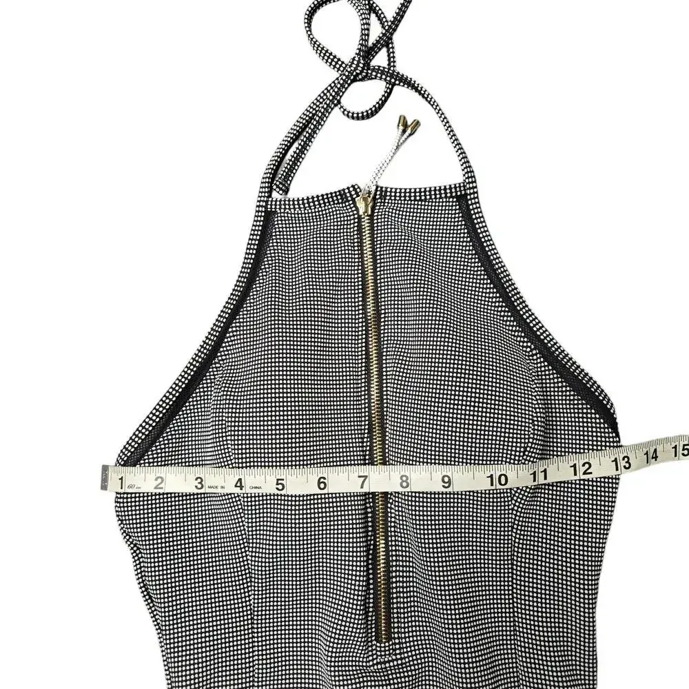 Anne Cole Studio Halter Front Zip One-Piece Swimsuit - Image 3