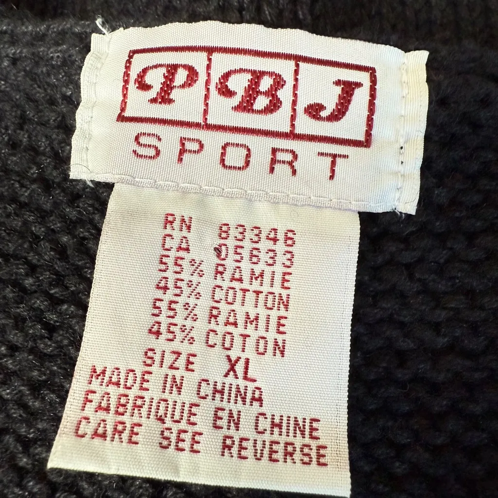 Vintage Ugly Christmas Sweater Vest Womens XL PBJ Sport Red Black Snowman Shirt - Image 4