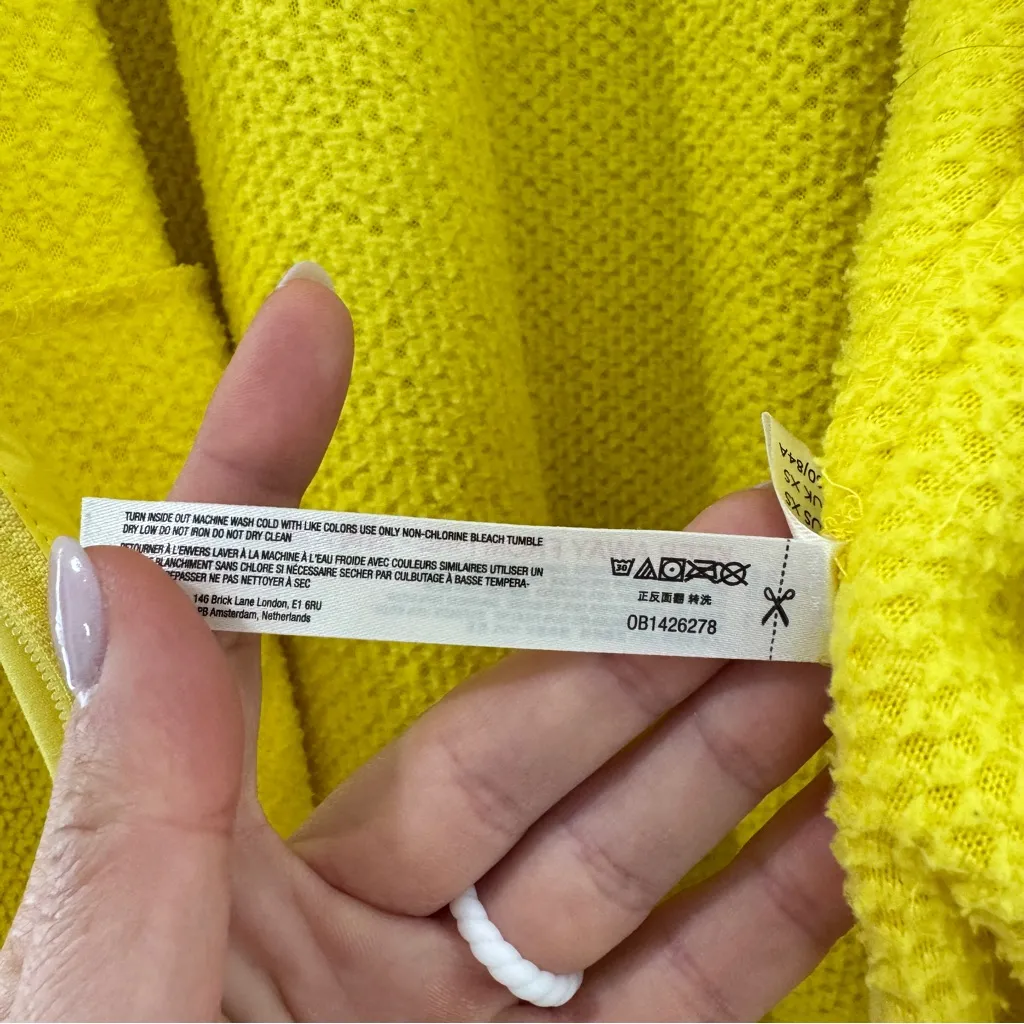 Free People Movement Ziggy Up Fleece Yellow Size XS - Image 15