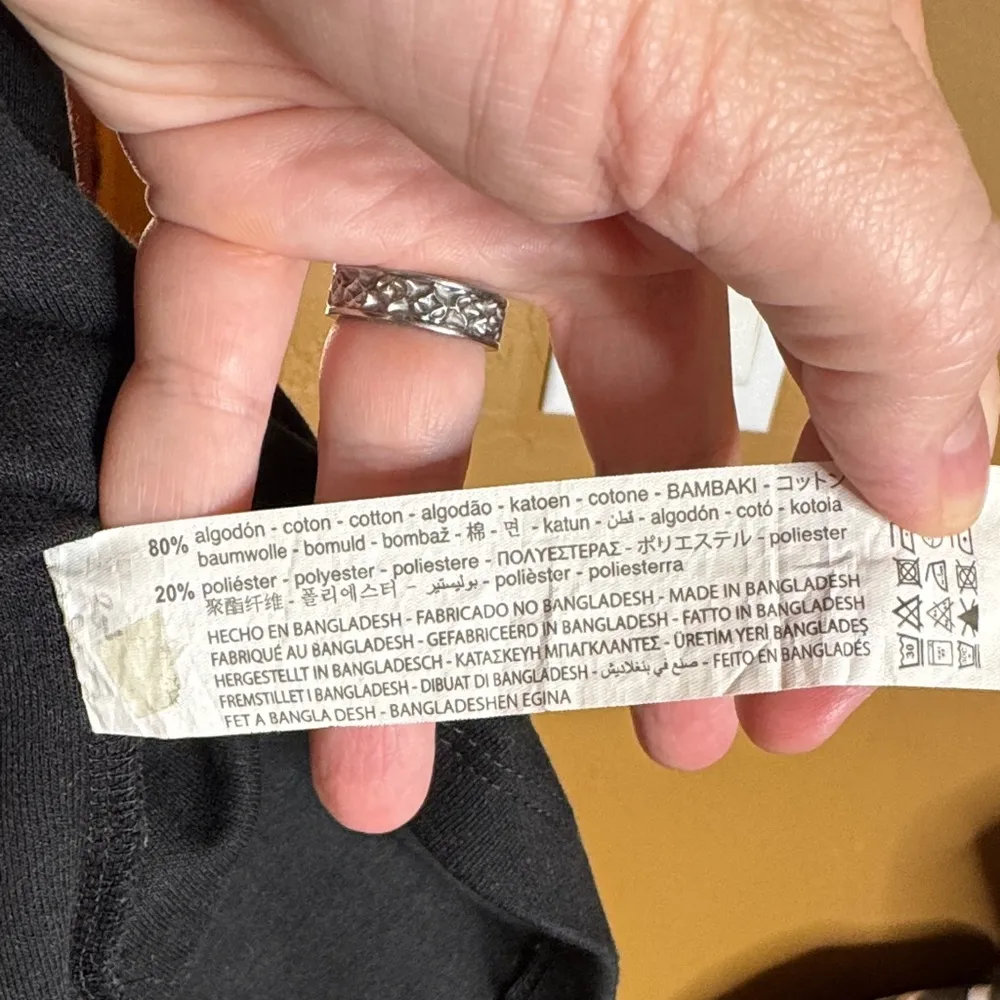 Zara Trafaluc Women Black Mock Turtleneck Short Sleeve Top Size Small - Image 4