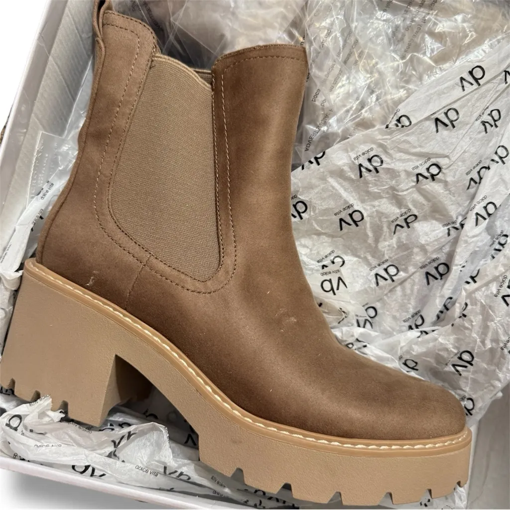 DOLCE VITA - Tobias Taupe Chelsea Boots – Size 9.5 – New In Box - Image 8