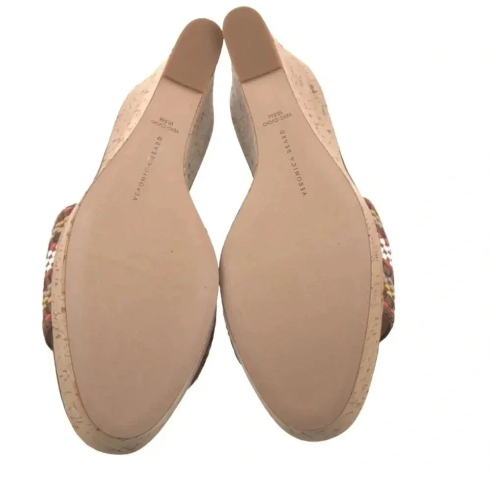 VERONICA BEARD Printed Slides w/ Tags Size: 10.5 New - Image 4