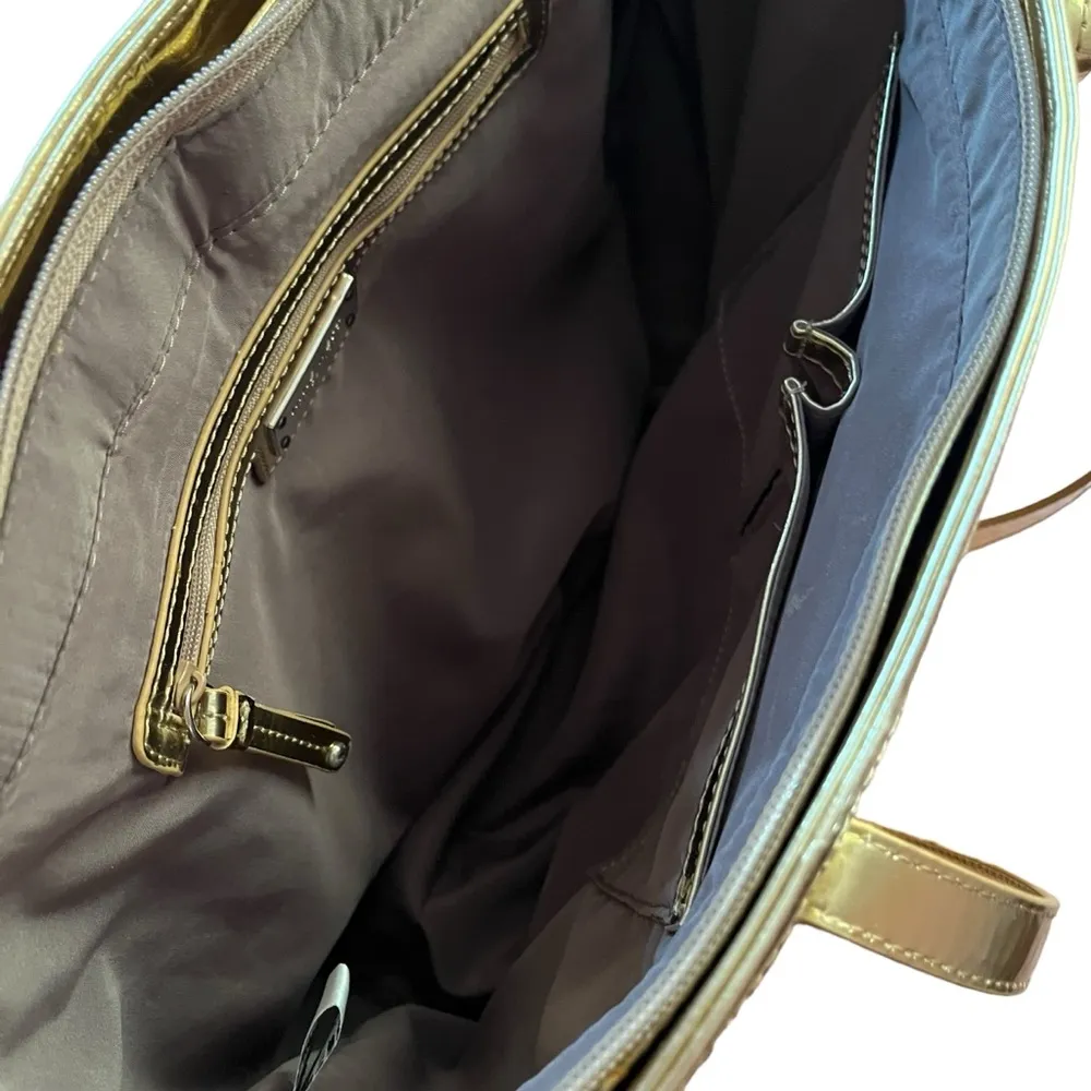 Nine West Gold Magic Mirror Tote - Image 14