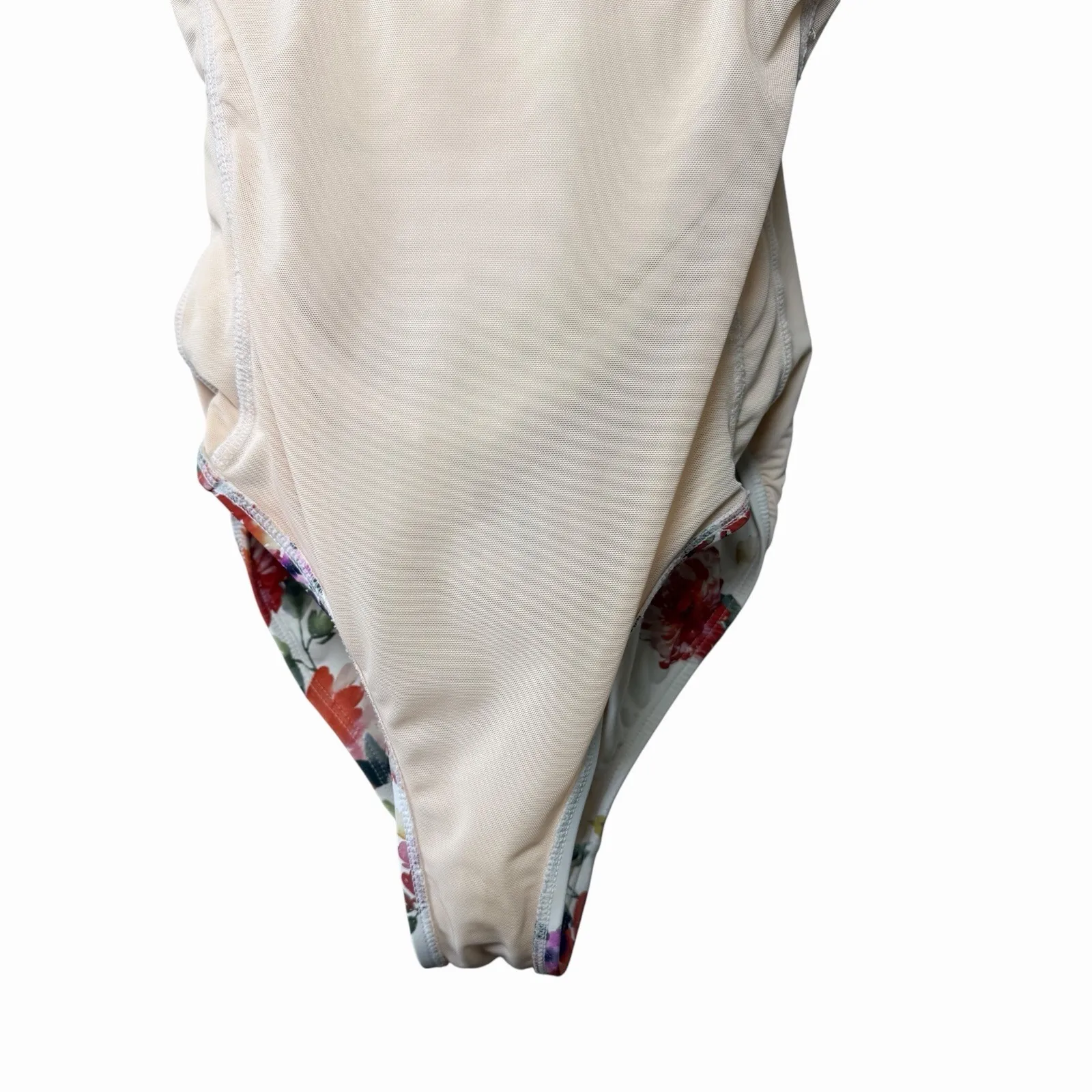 Niptuck Womens Floral Ruched One Piece Swimsuit US 6 Multi - Image 10