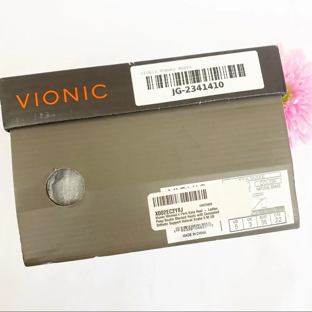 Leather Perk Kaia Stacked Heel Sandals: Natural Snake - Image 15