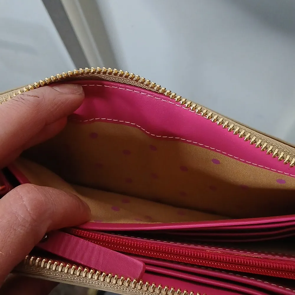 Kate spade metallic champagne zip wallet - Image 10