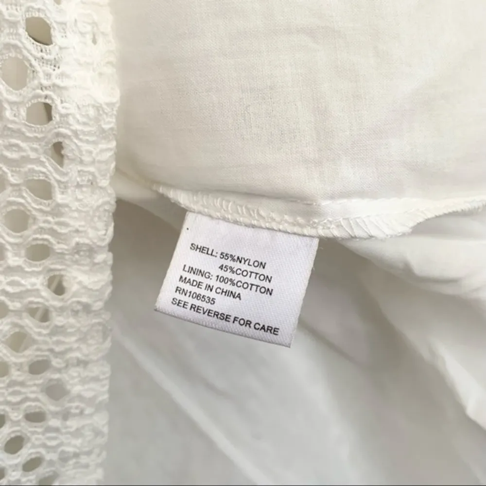 Central Park West White Eyelet Dress - Image 5