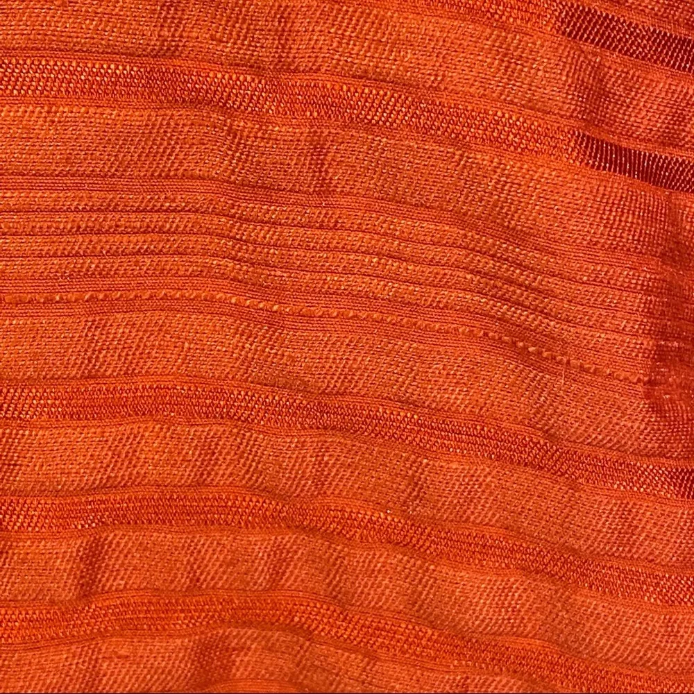 Jones‎ New York Orange Tabasco Belted Dressy Jacket Blazer Medium NWT - Image 4