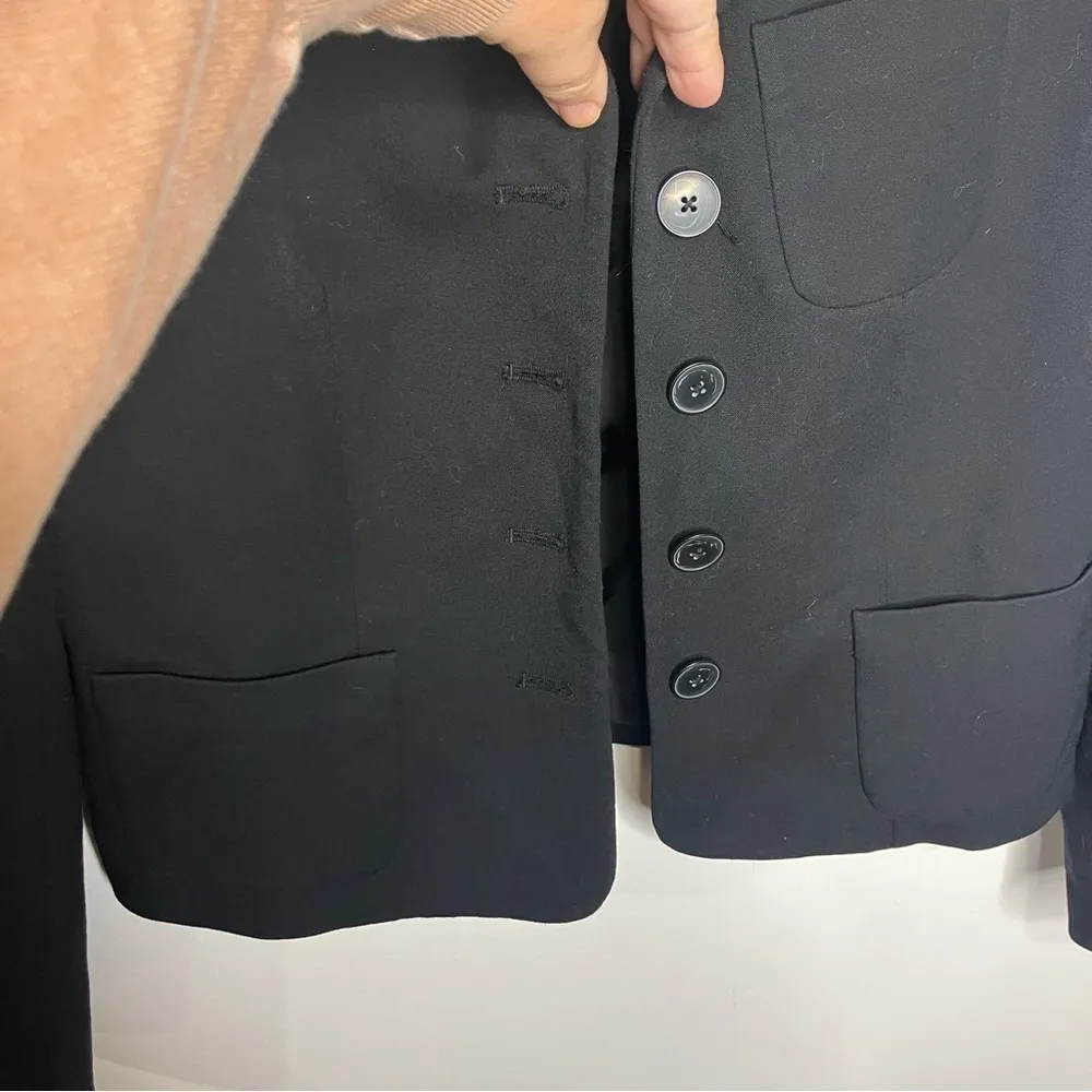 CHAPS  4 button blazer black size‎ 10 - Image 2