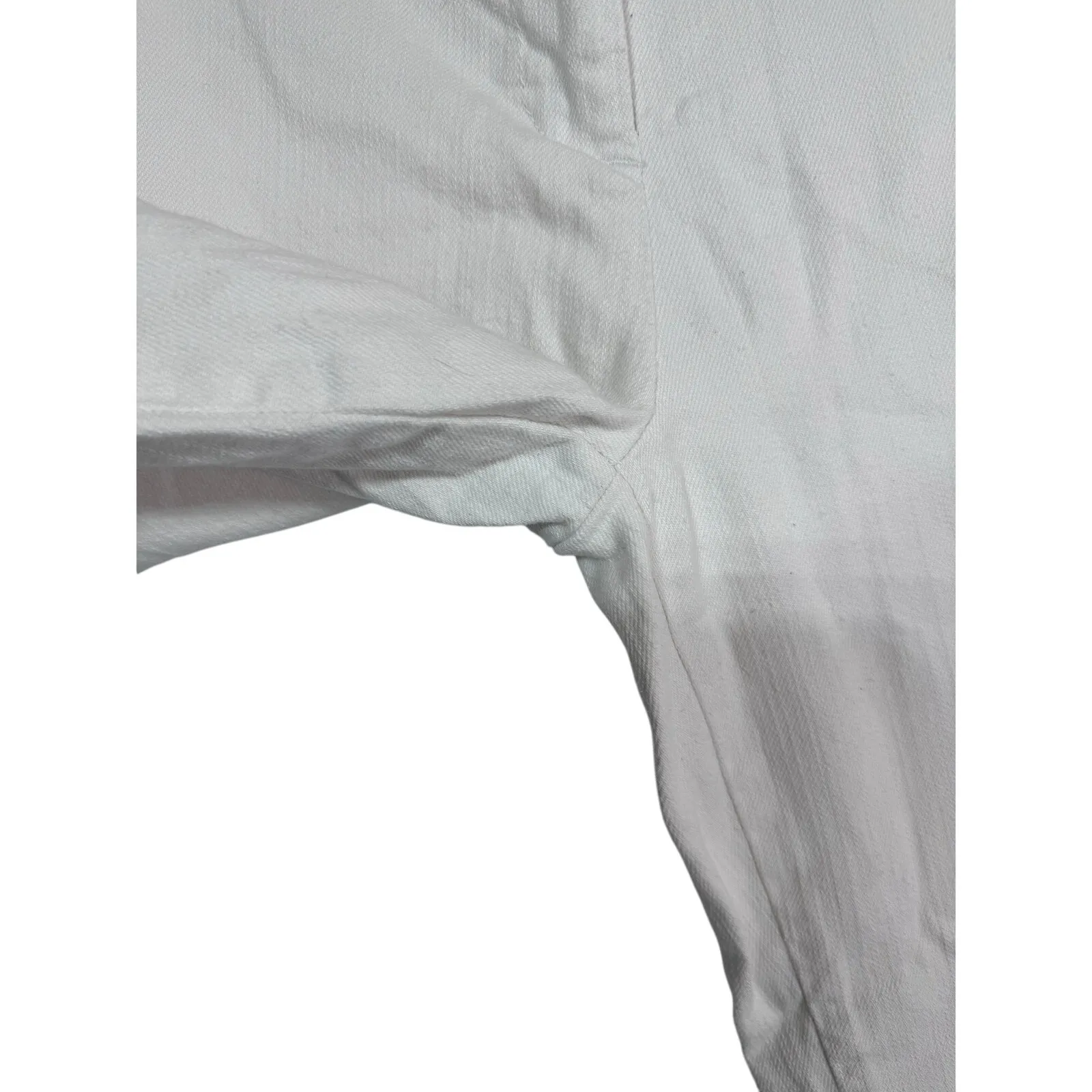 The Limited 917 White‎ Denim Pants Size 6 Mid Rise Straight Leg Classic Style - Image 2