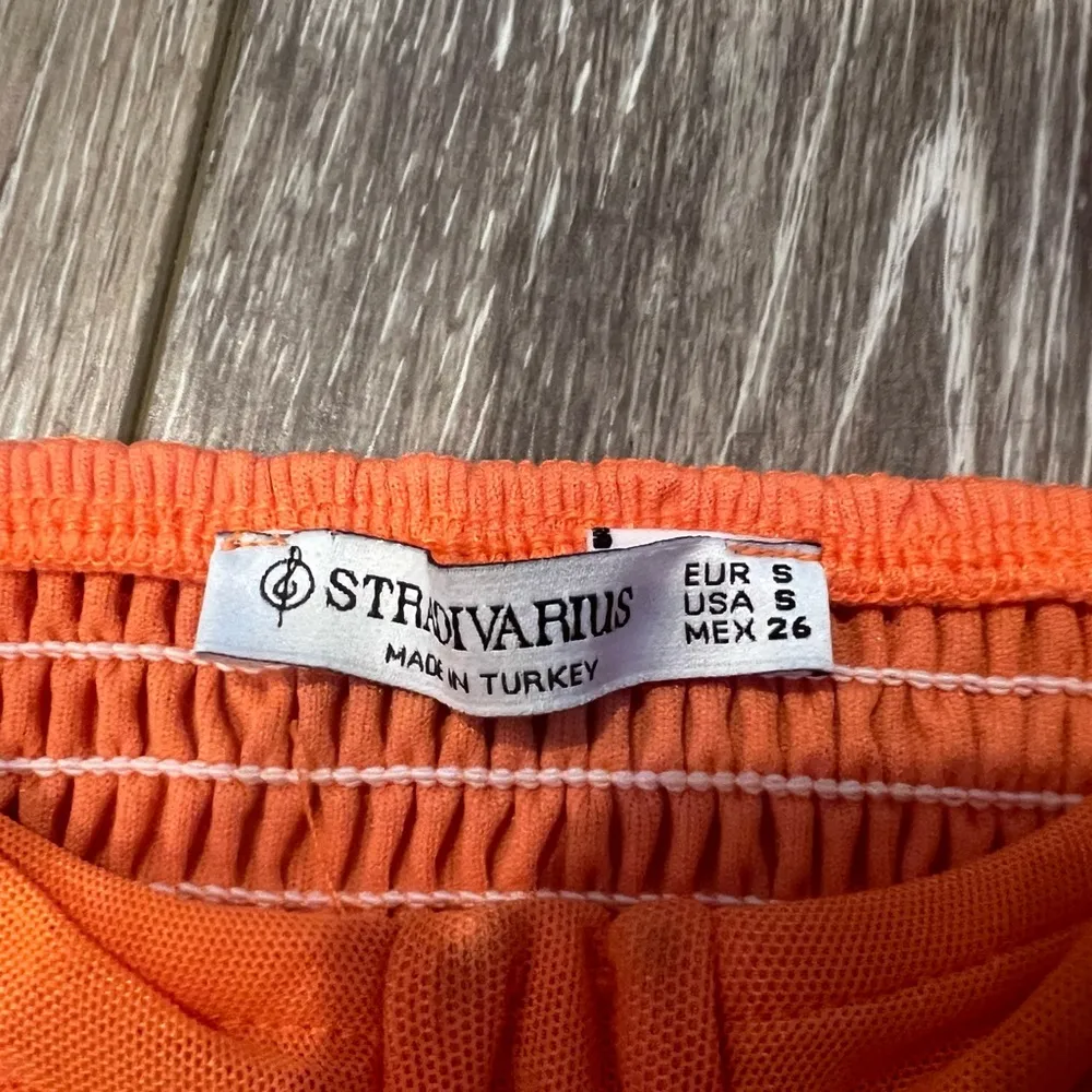Stradivarius  Orange Underwire Corset Cropped Top - Image 3