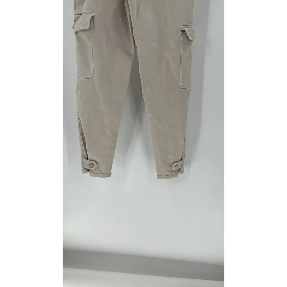 Wilfred Free Modern Cargo Pants Size 4 Cream Denim casual minimalist versatile - Image 12