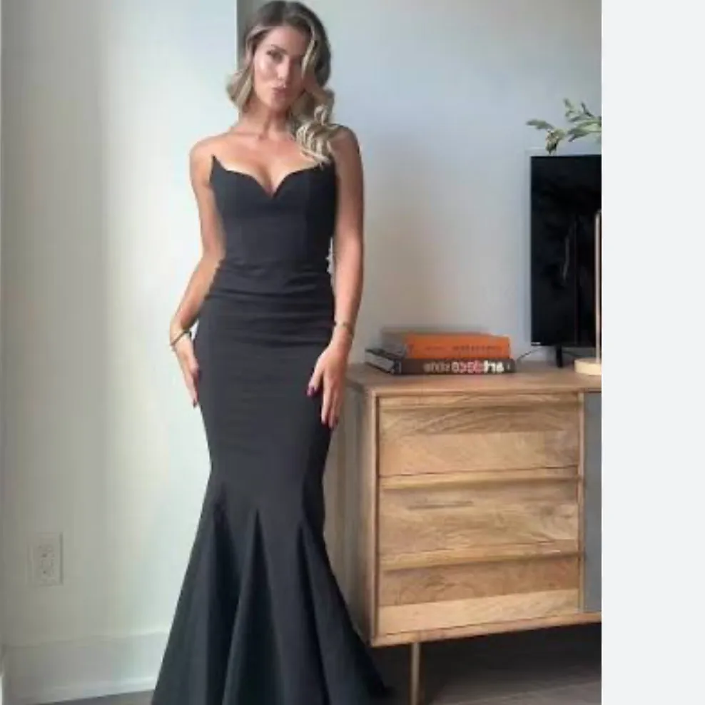 Michael Costello  x REVOLVE Billie Gown in Black - Image 3