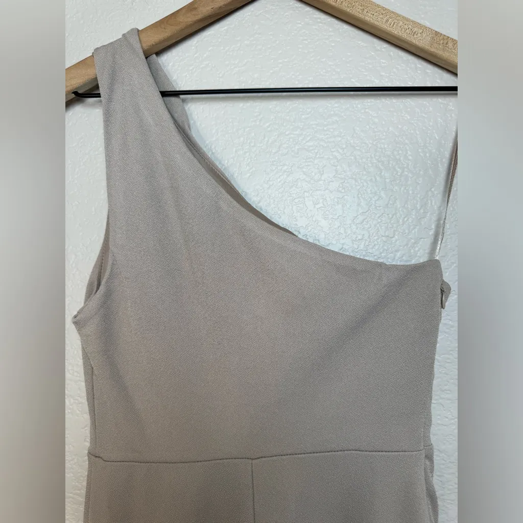 NEW Birdy Grey Kira Bridesmaid Dress With Slit In Chiffon Taupe size XS $105 - Image 12